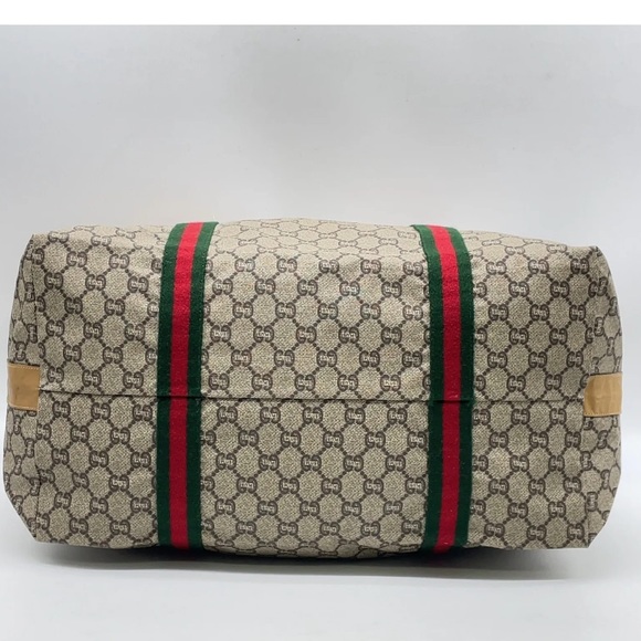 Authentic Gucci PLUS Large Tote Bag PVC Sherry Line GUCCI PLUS GUC - Picture 4 of 16